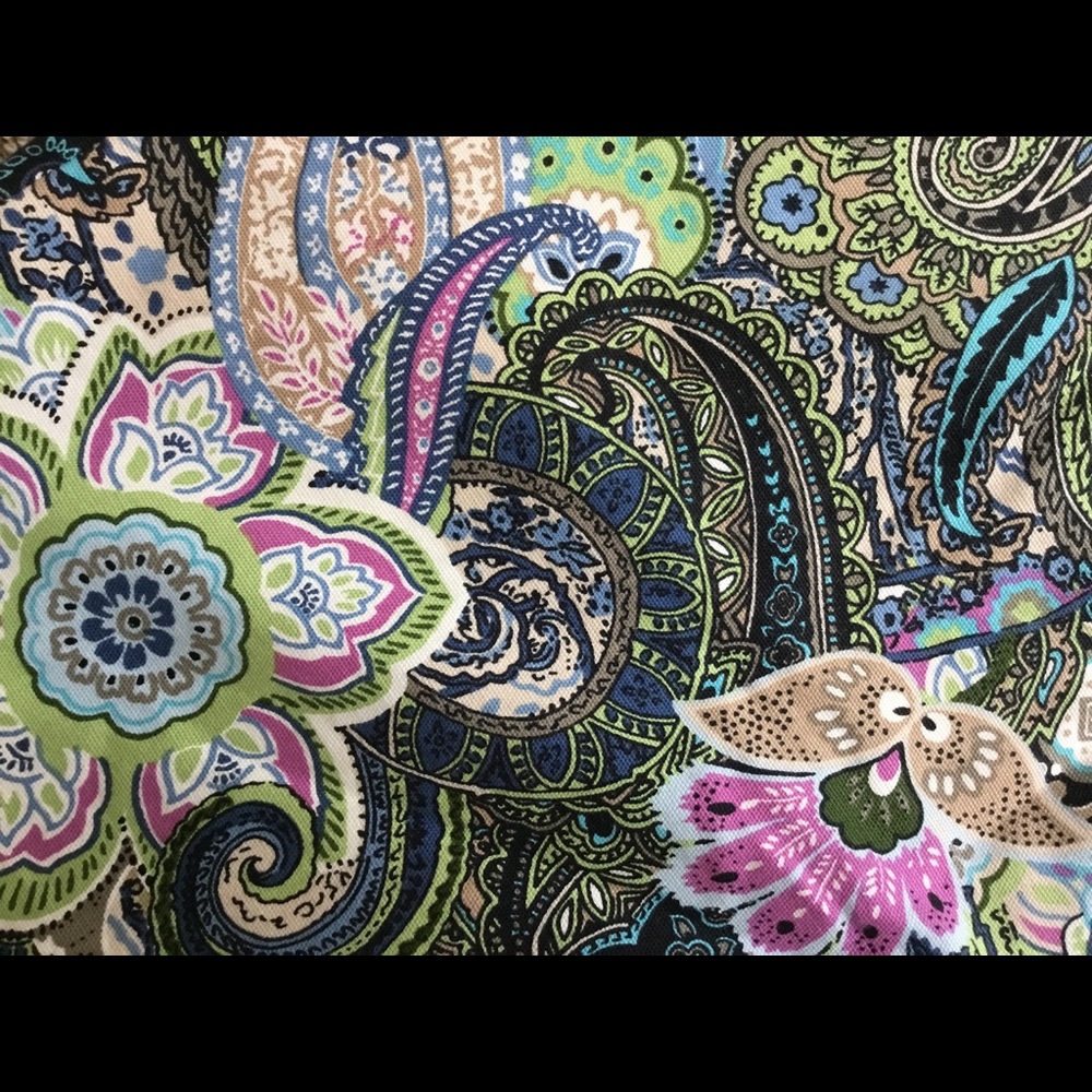 Talbots Pastel Paisley Pencil Skirt - Picture 5 of 9